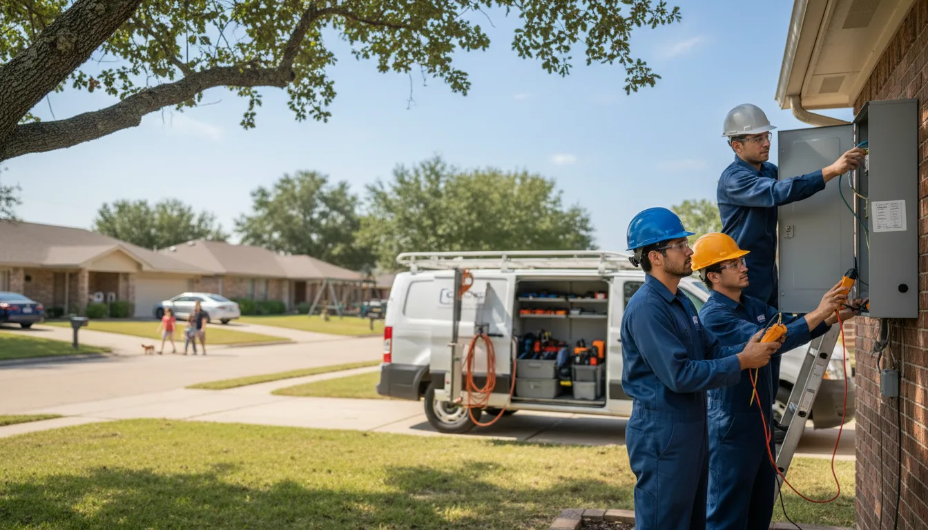 Certified electrician providing emergency electrical services in Childersburg, AL